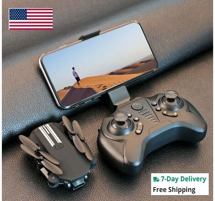 Mini WiFi FPV 1080P HD Camera Altitude Hold Mode Foldable RC Drone Quadcopter RT