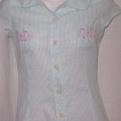 Anthropologie MANOUSH Seersucker Layette Chemise Top S