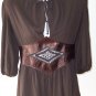 Ingwa Melero Mahag Phoenix Jersey Leather 3/4 Slv Top L