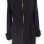 WOODLEY PARK LBD Black Ruffle Sleeve Retro Dress M $400