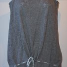 PAUL& JOE SISTER Grey Cashmere Tie Tank Cami Pointelle