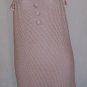 MANOUSH Bow Pleat Sweater Cotton Crochet Overall Dress