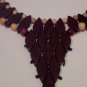 Brazilian Wood Bead Diamond Shaped Choker Necklace Calypso