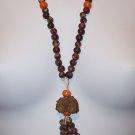 Brazilian Wood Bead Boho Hand Crafted Necklace