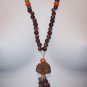 Brazilian Wood Bead Boho Hand Crafted Necklace