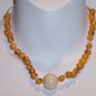 Brazilian Wood Bead Boho Hand Crafted Choker Necklace