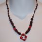 Brazilian Wood Bead Seed Boho Hand Crafted Choker Necklace