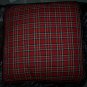 NEW Large Dog Pet Bed- Tartan Plaid Skull Bones Punk Fabric