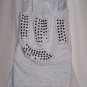 LYNNE LARSON Grecian Rope Metal Sequence Top Tunic S