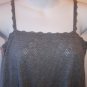 PAUL& JOE SISTER Grey Cashmere Tie Tank Cami Pointelle