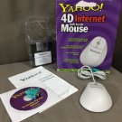 Vintage 1999 Yahoo PS2 Computer Mouse Original Box, Floppy Disk, Instructions