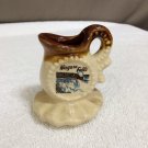 Vintage Niagara Falls Tiny Pitcher with Bowl Toothpick Holder Creamer Small