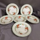 6 Vintage English Brambleberry Small Bowls Berry Dessert Cereal All Perfect