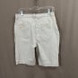 Womens Shorts Beige Studded Pockets Gloria Vanderbilt Bermuda Length Size 10