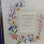 Vintage Cross Stitch Set Invitation Sampler #283 Printed Linen NOS Never Used Complete