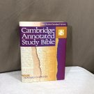Cambridge Annotated Study Bible Edited Howard Kee 1993 Dust Jacket Hardcover