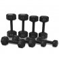 Cap Barbell 100 lb Cast Iron Hex Dumbbell Weight Set with Rack, Black