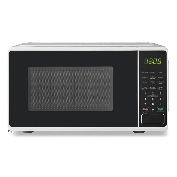 Mainstays 0.7 Cu. Ft. Countertop Microwave Oven, 700 Watts, White