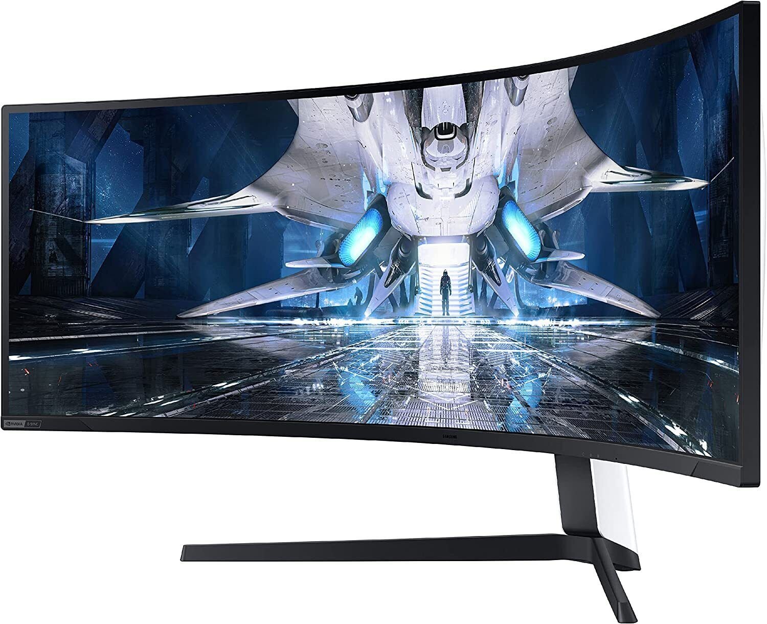 SAMSUNG 49" Odyssey Neo G9 G95NA Gaming Monitor, 4K UHD Mini LED Display, Curved