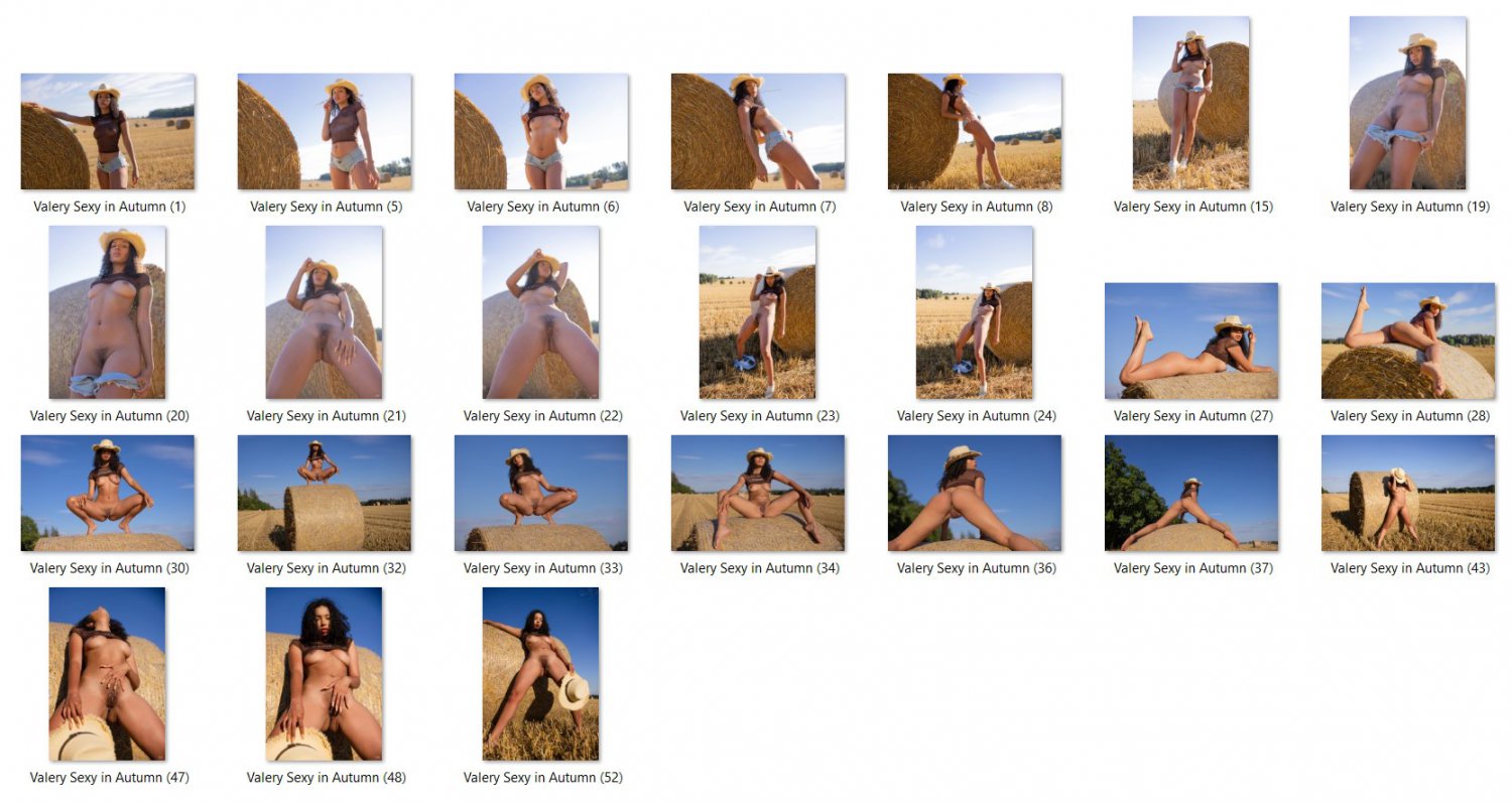 Valery Ponce Sexy in Autunm / 24 Metallic Paper Prints 8x10 Professionally Printed