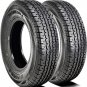 Set of 2 (TWO) Transeagle ST Radial II Premium Trailer Radial Tires-ST205/75R14 205/75/14