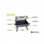 Martin 14,000 BTU Portable Propane Bbq Gas Grill with Support Legs & Grease Pan
