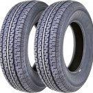 2 Premium Radial Trailer Tires ST 225/75R15 10PR