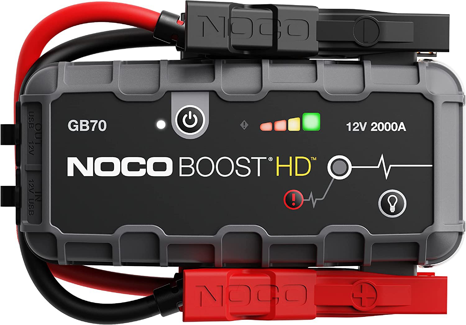 NOCO Boost HD GB70 2000 Amp 12-Volt UltraSafe Lithium Jump Starter Box