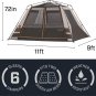 Bushnell Shield Series 6 Person / 9 Person / 12 Person Instant Cabin Tent