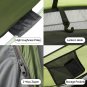 HUI LINGYANG 4 Person Easy Pop Up Tent,9.5â��X6.6â��X52'',Waterproof, Automatic Setup