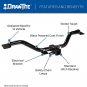 Draw-Tite 75282 Max-Frame Class III 2" Square Receiver Hitch , Black