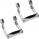 Bully AS-500 Polished Stainless Steel Universal Fit Truck Adjustable Side Step Set of 2 for Trucks