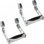 Bully AS-500 Polished Stainless Steel Universal Fit Truck Adjustable Side Step Set of 2 for Trucks