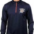 Mens Oklahoma City Thunder Quarter-Zip Pullover Active Shirt