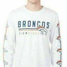 Mens Denver Broncos T-Shirt Active Basic LongSleeve Shirt ,size S