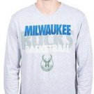 Mens Milwaukee Bucks Supreme LongSleeve Pullover Tee Shirt, size S