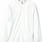Men's Cool & Dry Sport Long-Sleeve 1/4-zip, size S, White/Grey