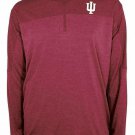 NCAA Indiana Hoosiers Zone Blitz Quarter Zip Pullover, size S, Garnet