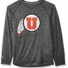 NCAA Utah Utes Men's Electrify Long Sleeve Tee, size S, Black