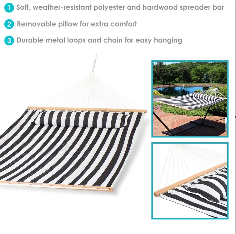 Bening Double Spreader Bar Hammock by Sand & Stable&acirc;�&cent;