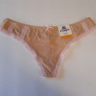 b.tempted Beige Nylon Lace Thong Panty Small NWT msrp $10.00 976125
