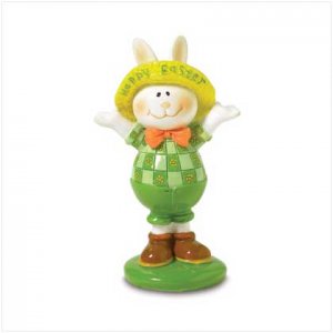 Happy Easter Bunny Figurine