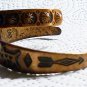 Vintage Copper Concho Stud & Bell Trading Post Petroglyphs Stacker Bracelets