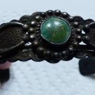 Old Pawn Native American Turquoise and Sterling Silver Bracelet 26 Grams