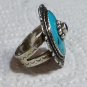 Carolyn Pollack Sterling 925 Turquoise and Amethyst Ring