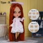 30cm Blythe Doll BJD Joint Body Tan Skin Matte Face Anime Girl Toys Gifts