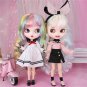 30cm Blythe Doll BJD Joint Body White Skin Matte Face Multicolor Hair Anime Doll Toys Gifts