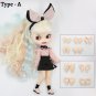 30cm Blythe Doll BJD Joint Body White Skin Matte Face Multicolor Hair Anime Doll Toys Gifts