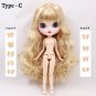 Blythe Doll 1/6 Joint Body Golden Hair White Skin BJD Doll Toys Gifts
