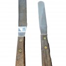 Vtg Wilton Stainless Steel Spreader Blade & Offset Cake Icing Knife Spatula Set